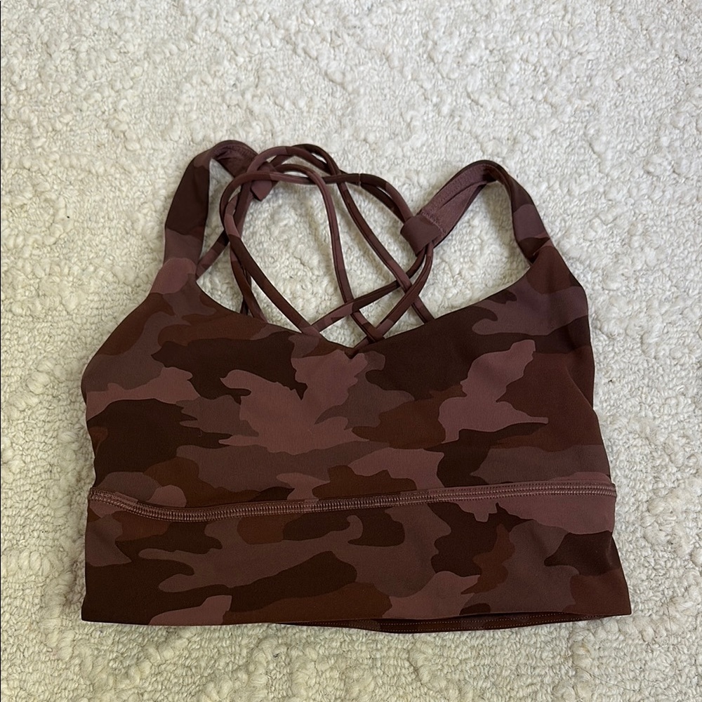 Lululemon Athletica Camo Sports Bra